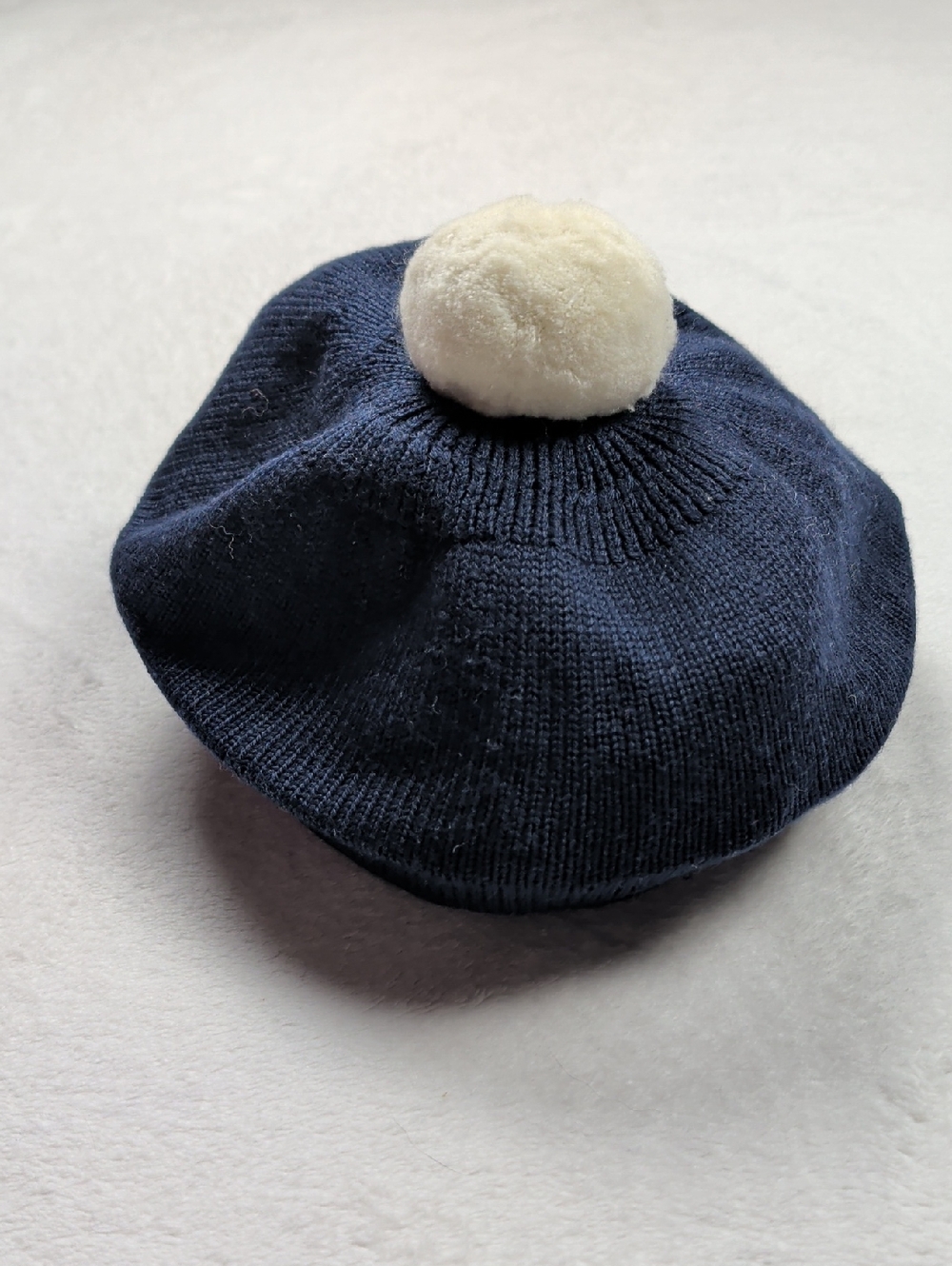 Konges Sløjd Louli Beret Merino Wool, Midnight Blue 2-4 Years